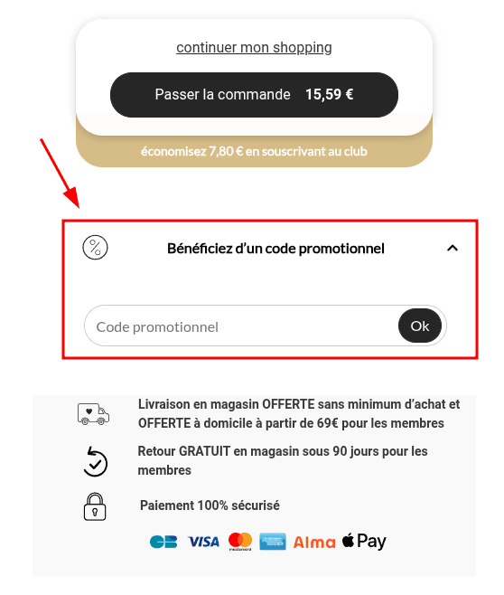 Comment utiliser un code promo sur Orchestra