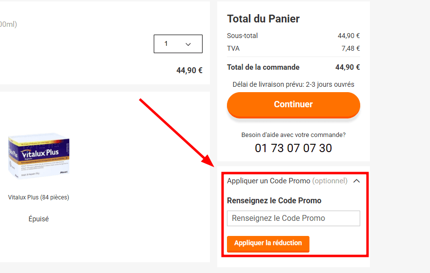 Comment activer un code promo sur 123Optic