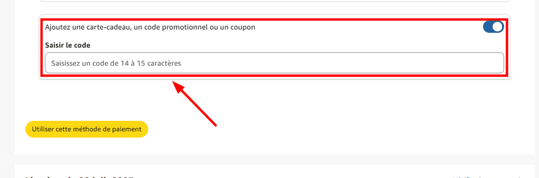 Comment utiliser un code promo sur Amazon