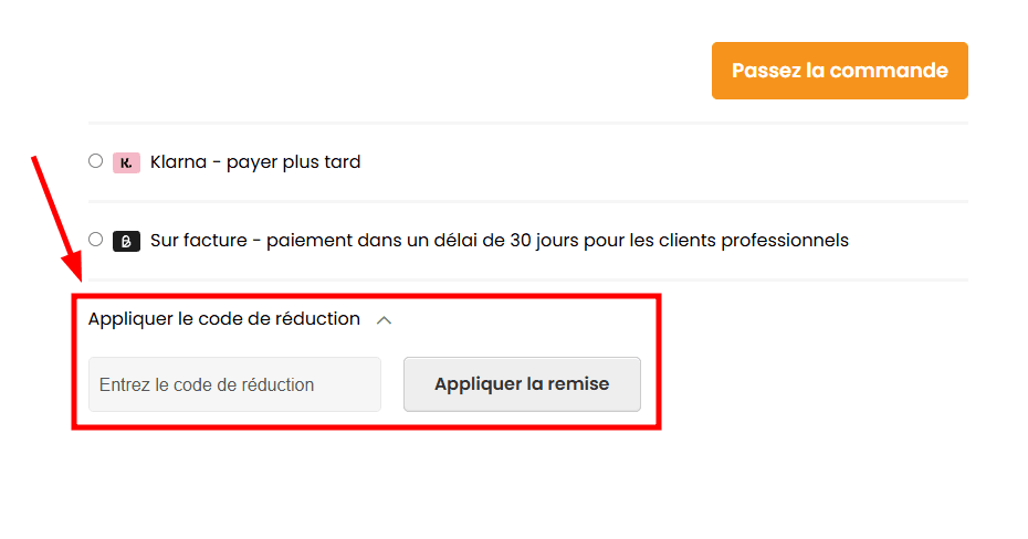 Comment appliquer un code promo sur Ampoule pas cher