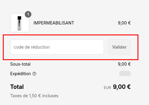 Comment utiliser un code promo sur André