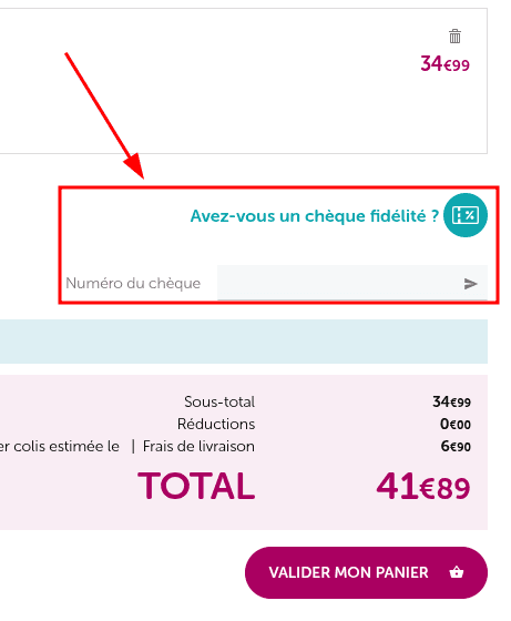 Comment utiliser un code promo sur Autour de Bébé