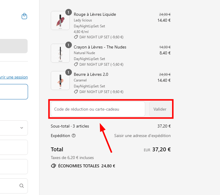 Comment utiliser un code promo sur Banana Beauty