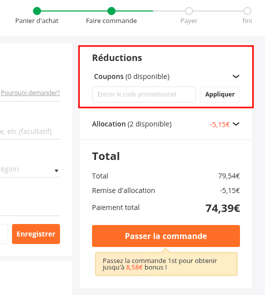 Comment appliquer un code promo sur Banggood