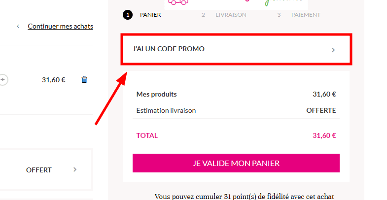 Comment utiliser un code promo sur Beauty Success