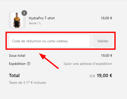 Comment utiliser un code promo sur BodyCross