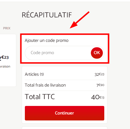 Comment appliquer un code promo sur Bricomarche