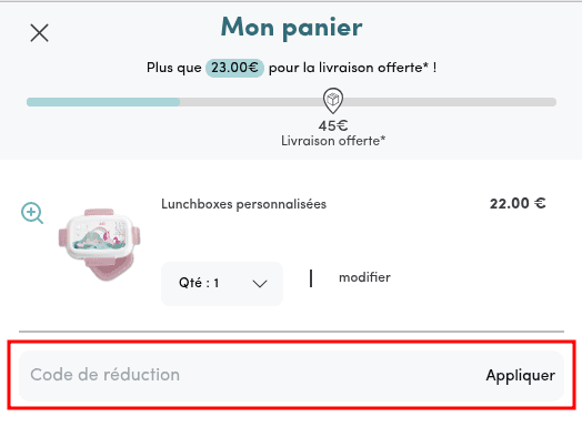 Comment utiliser un code promo sur C-MonEtiquette
