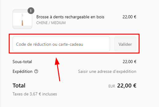 Comment activer un code promo sur Caliquo