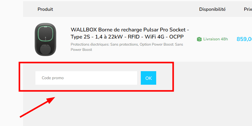 Comment appliquer un code promo sur Carplug