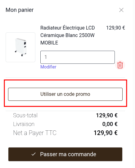Comment utiliser un code promo sur Carrera