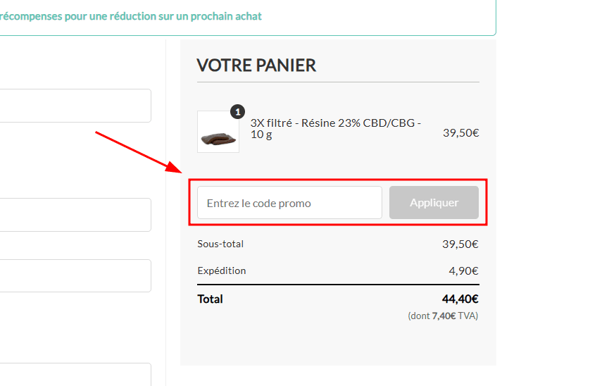 Comment appliquer un code promo sur Cebedia