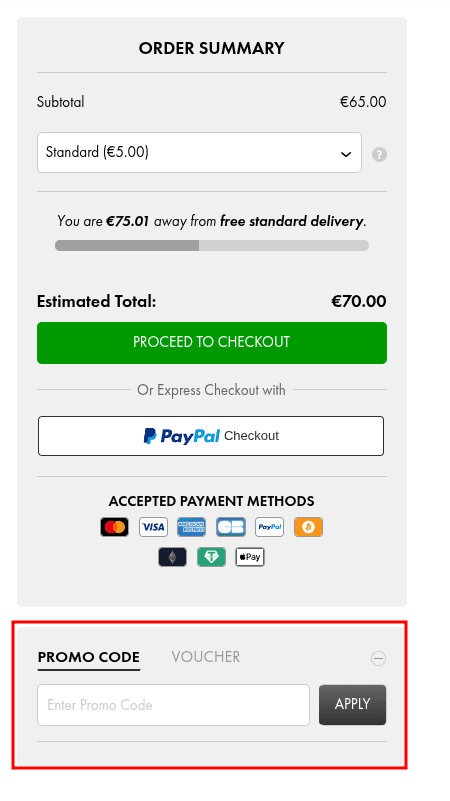 Comment activer un code promo sur Charles & Keith