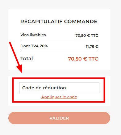 Comment utiliser un code promo sur CHATEAUNET