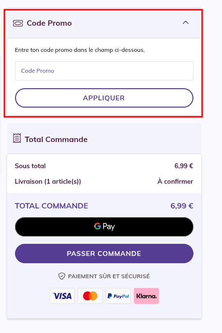 Comment activer un code promo sur Claire's