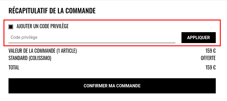 Comment appliquer un code promo sur Claudie Pierlot