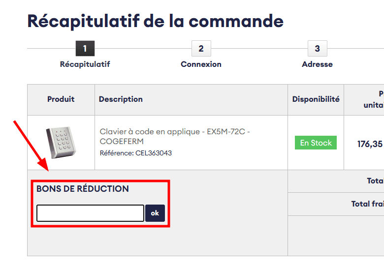 Comment utiliser un code promo sur Clef en Ligne