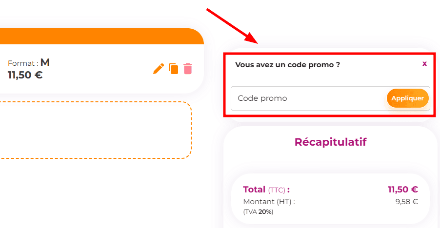 Comment appliquer un code promo sur Colis privé