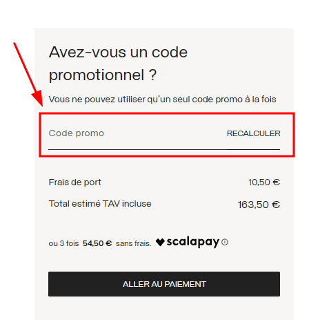 Comment activer un code promo sur Colmar