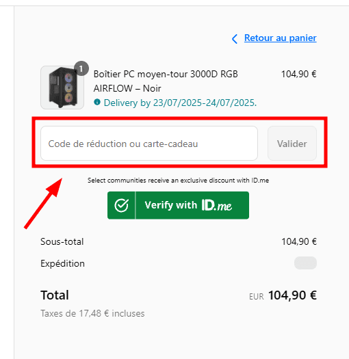 Comment utiliser un code promo sur Corsair Gaming