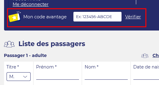 Comment activer un code promo sur Corsica Ferries