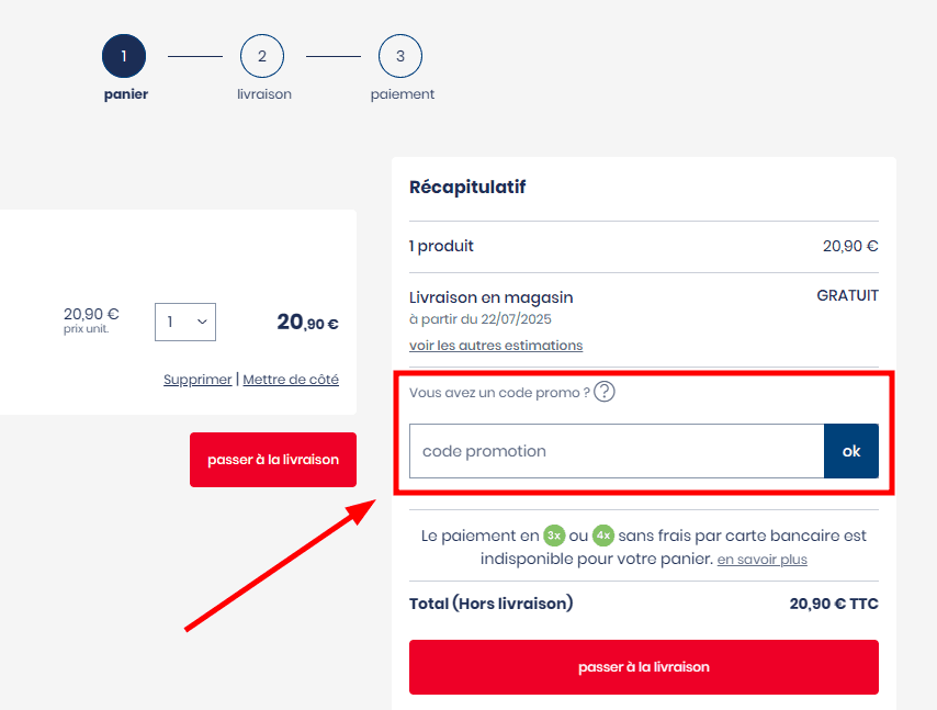 Comment utiliser un code promo sur Cultura
