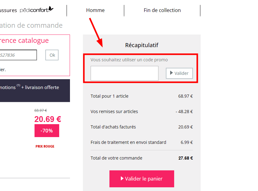 Comment appliquer un code promo sur Daxon