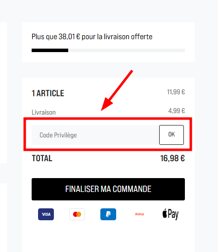 Comment appliquer un code promo sur Deeluxe