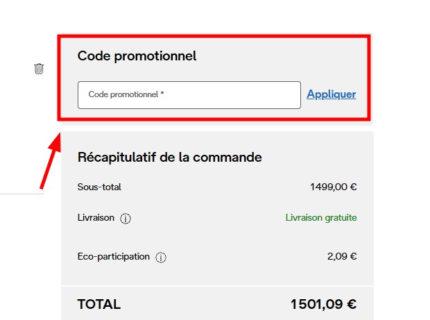 Comment utiliser un code promo sur De'Longhi