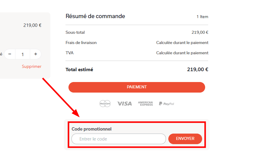 Comment utiliser un code promo sur Denon