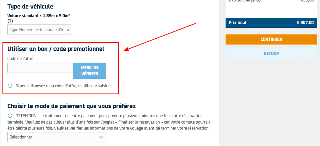 Comment utiliser un code promo sur DFDS