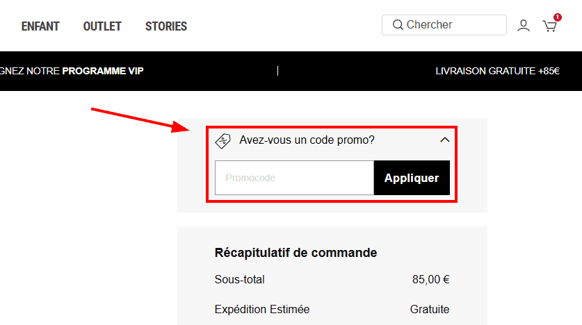 Comment activer un code promo sur Dickies