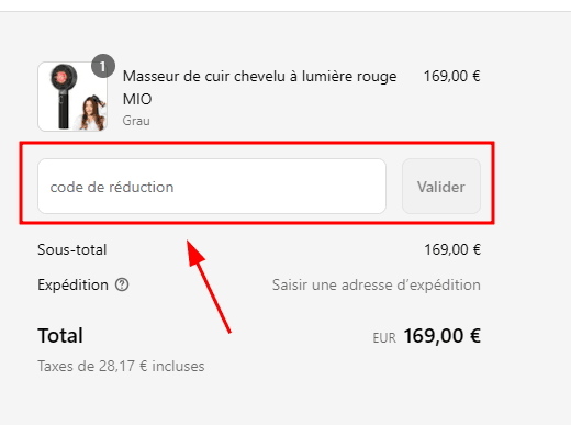 Comment utiliser un code promo sur Donnerberg