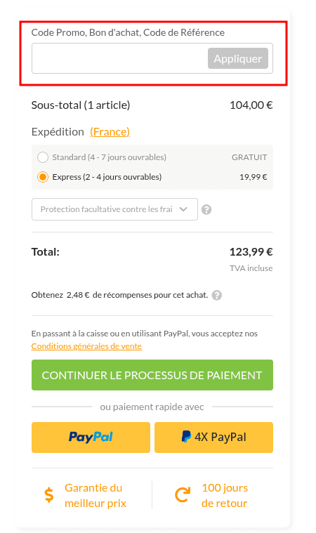Comment appliquer un code promo sur EasyLunettes