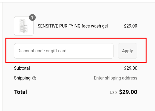 Comment appliquer un code promo sur Elaine Perine