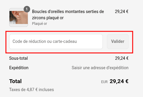 Comment utiliser un code promo sur Elise et Moi