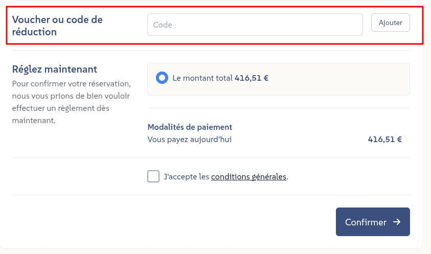 Comment activer un code promo sur Evancy