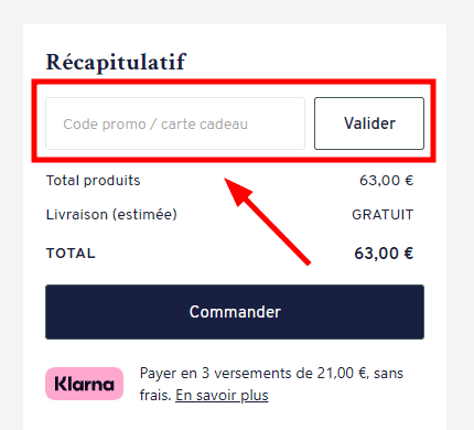 Comment utiliser un code promo sur Faguo