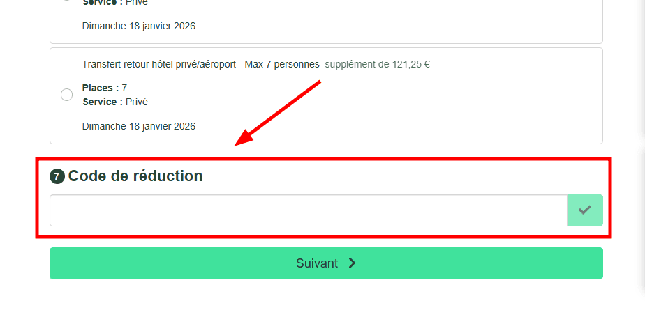 Comment activer un code promo sur FairMoove