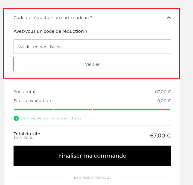 Comment utiliser un code promo sur FALKE