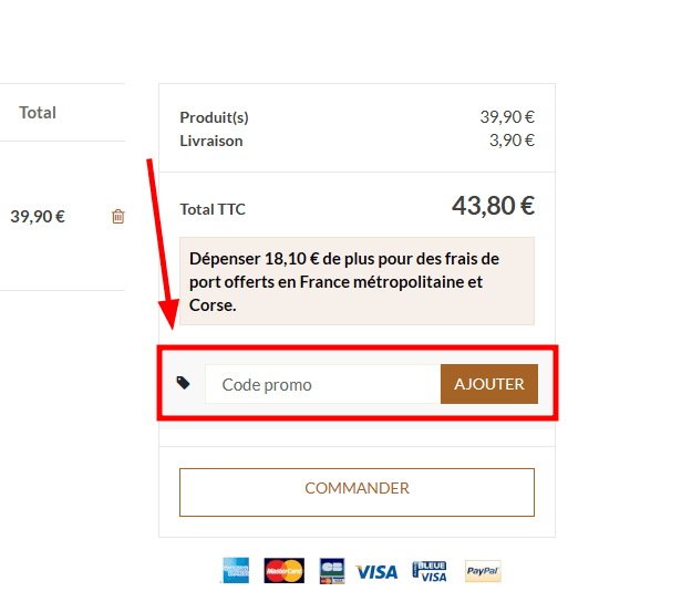 Comment activer un code promo sur Florame