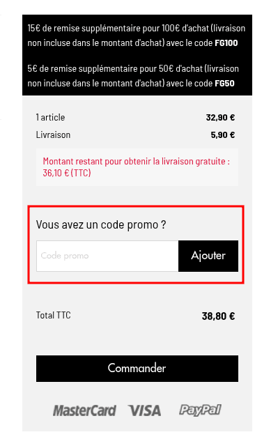 Comment activer un code promo sur Freegun