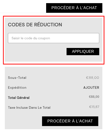 Comment utiliser un code promo sur H-brands