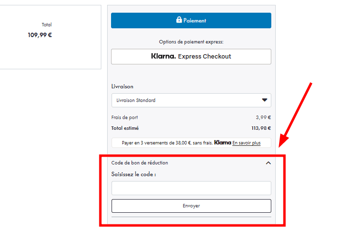 Comment appliquer un code promo sur Hoka
