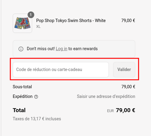 Comment appliquer un code promo sur Jimmy Lion