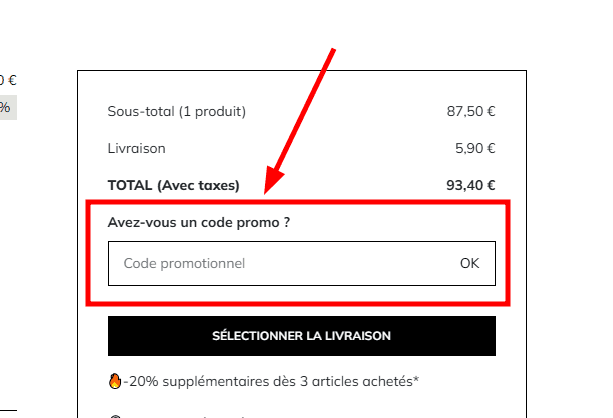 Comment utiliser un code promo sur Kids around 