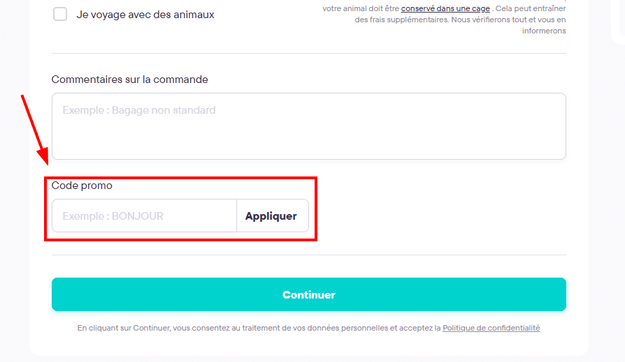 Comment utiliser un code promo sur Kiwitaxi