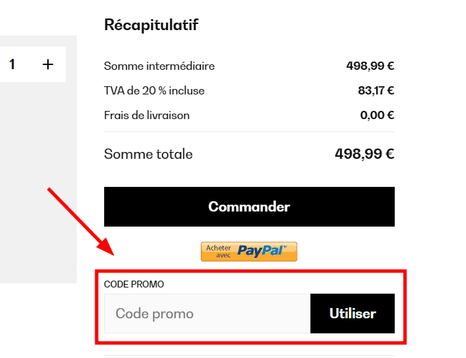 Comment appliquer un code promo sur Klarstein