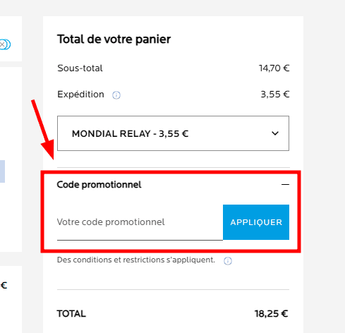 Comment appliquer un code promo sur La Roche-Posay