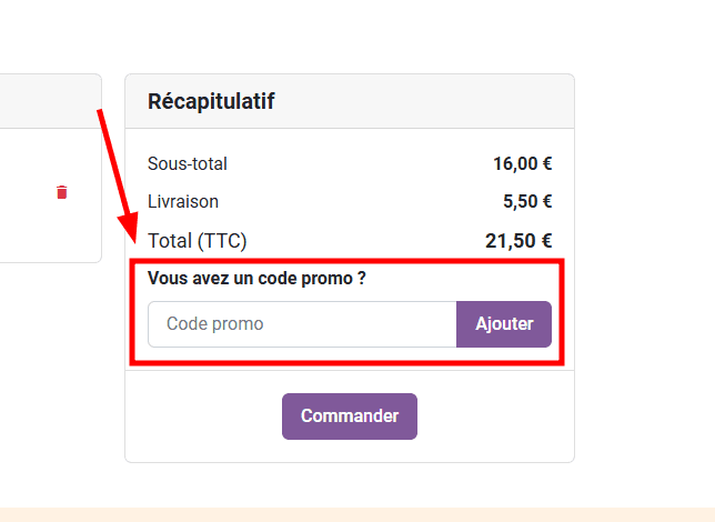 Comment appliquer un code promo sur Lavandaïs en Provence
